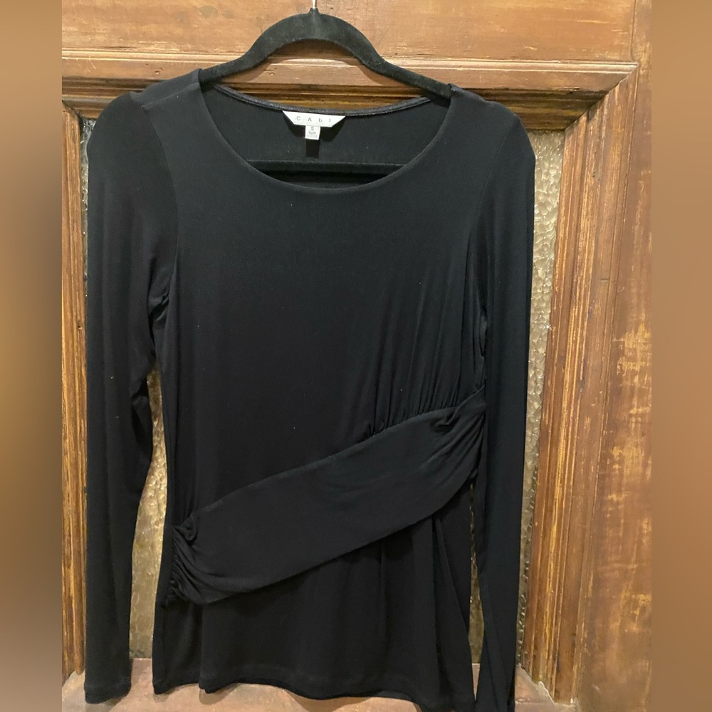 CAbi Black Long Sleeve top! Excellent condition!